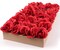50 Elegant Dark Red Silk Roses: Ideal for Wedding Decor, Bouquets, Centerpieces, and DIY Projects